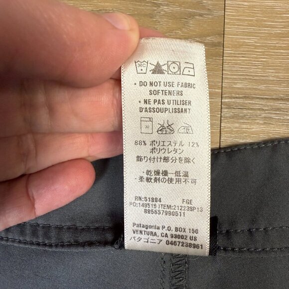 Patagonia All Out Capris, Gray, Size 12 - Picture 3 of 7